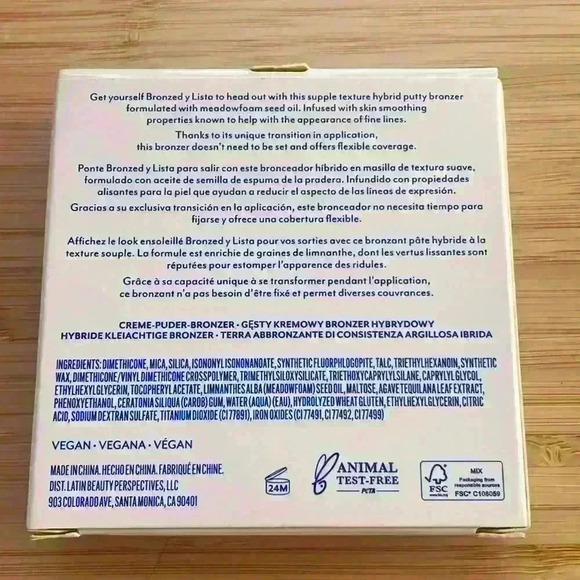 NWT Treslúce Bronzed y Lista Hybrid Putty Bronzer - Picture 5 of 5